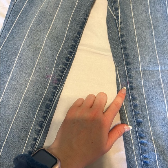 Tilly’s RSQ Pinstripe Non-Distressed Ibiza Skinny Jeans - Picture 10 of 11